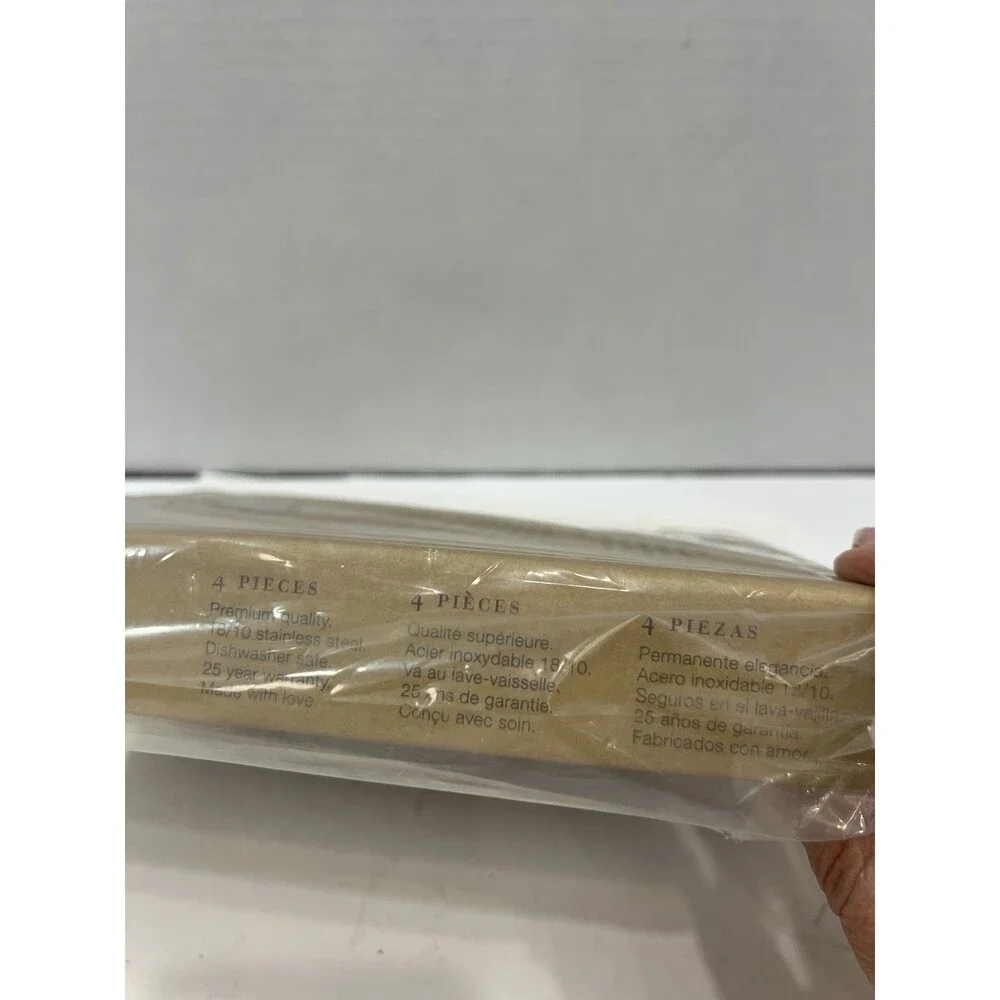 Gourmet Settings TREBLE CLEF 18/10 Stainless Set of 4 Cocktail Forks 5 3/8
